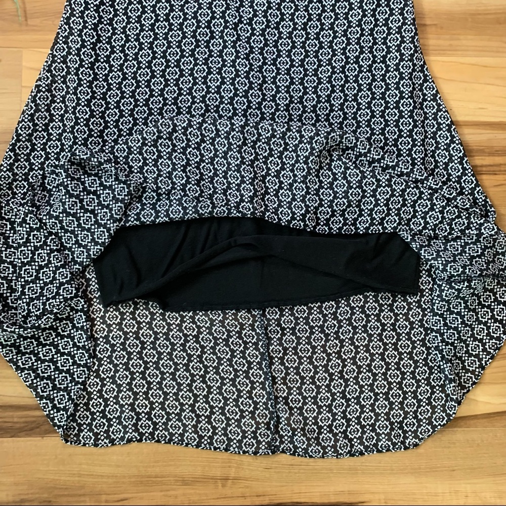 Nymphe Racerback Patterned Shift Dress, Medium - Picture 4 of 8